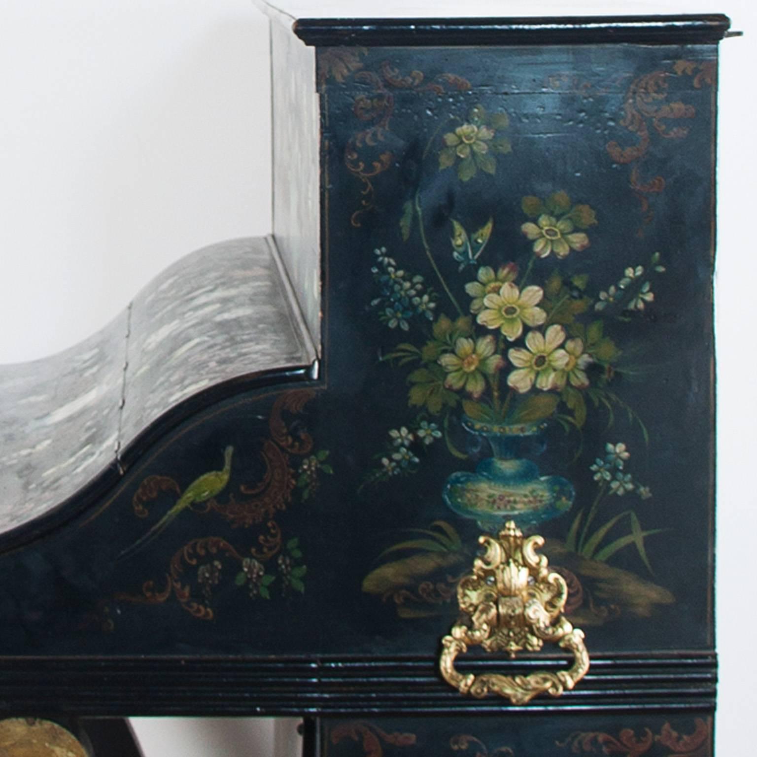 19th Century Painted Piano 5