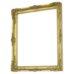 Rahmen aus Kiefernholz im Vintage-Barockstil mit Goldfinish, 64 x 54 cm