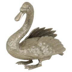 Heavy Italian Goose Statue/Sculpture, Second Half of the 20th Century