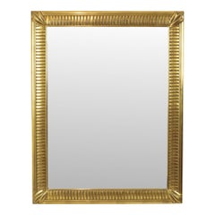 Gold Deknudt Mirror Hollywood Regency Bevelled 92cm