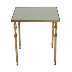 Brass Side Table / Plant Stand, Maison Jansen, France