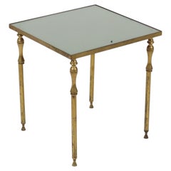 Brass Side Table / Plant Stand, Maison Jansen, France