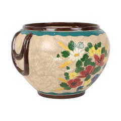 Art Nouveau Flower Pot / Cache-pot, Jérôme Massier, Vallauris, c. 1900