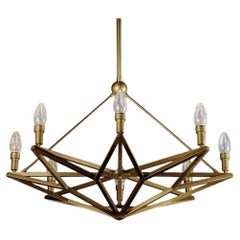 Solid Brass Regalio Outdoor Chandelier by Elisterno