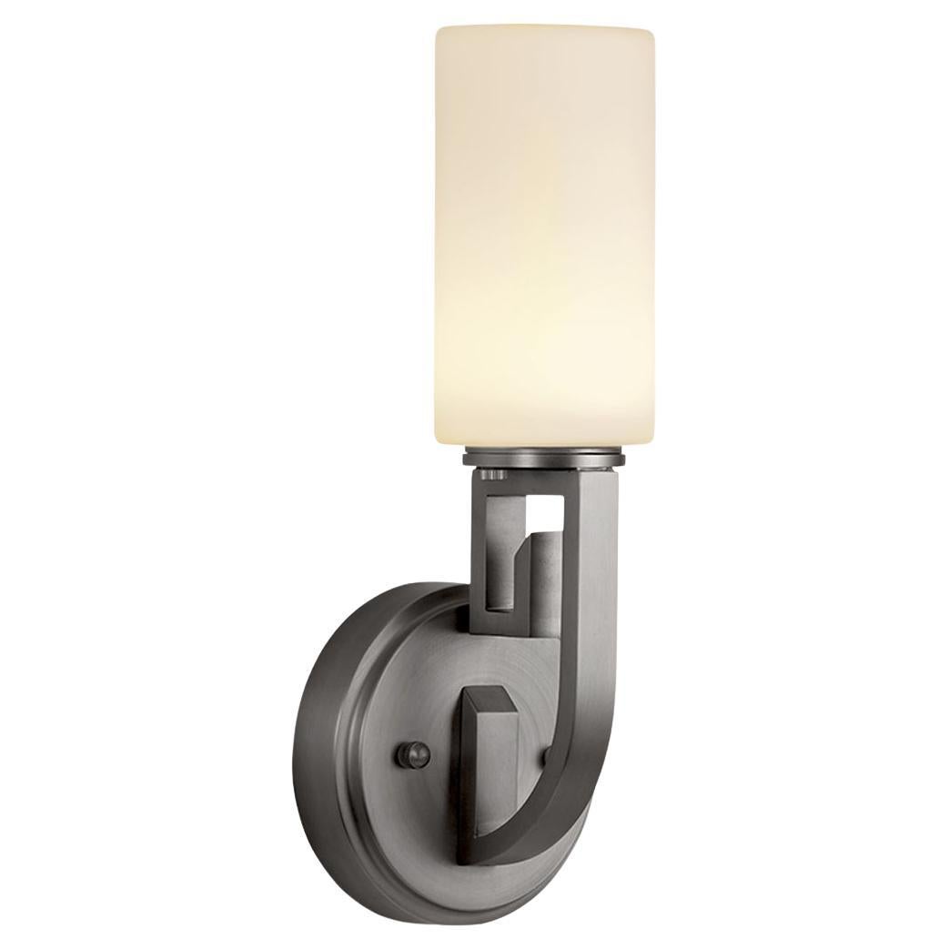 Antiqued Stainless Steel Palatsi Outdoor Wall Sconce by Elisterno