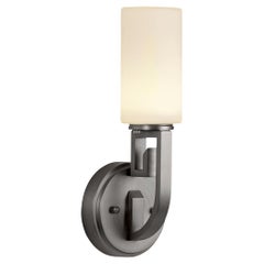 Antiqued Stainless Steel Palatsi Outdoor Wall Sconce by Elisterno