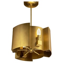 Solid Brass Dellintero Outdoor Pendant Chandelier by Elisterno