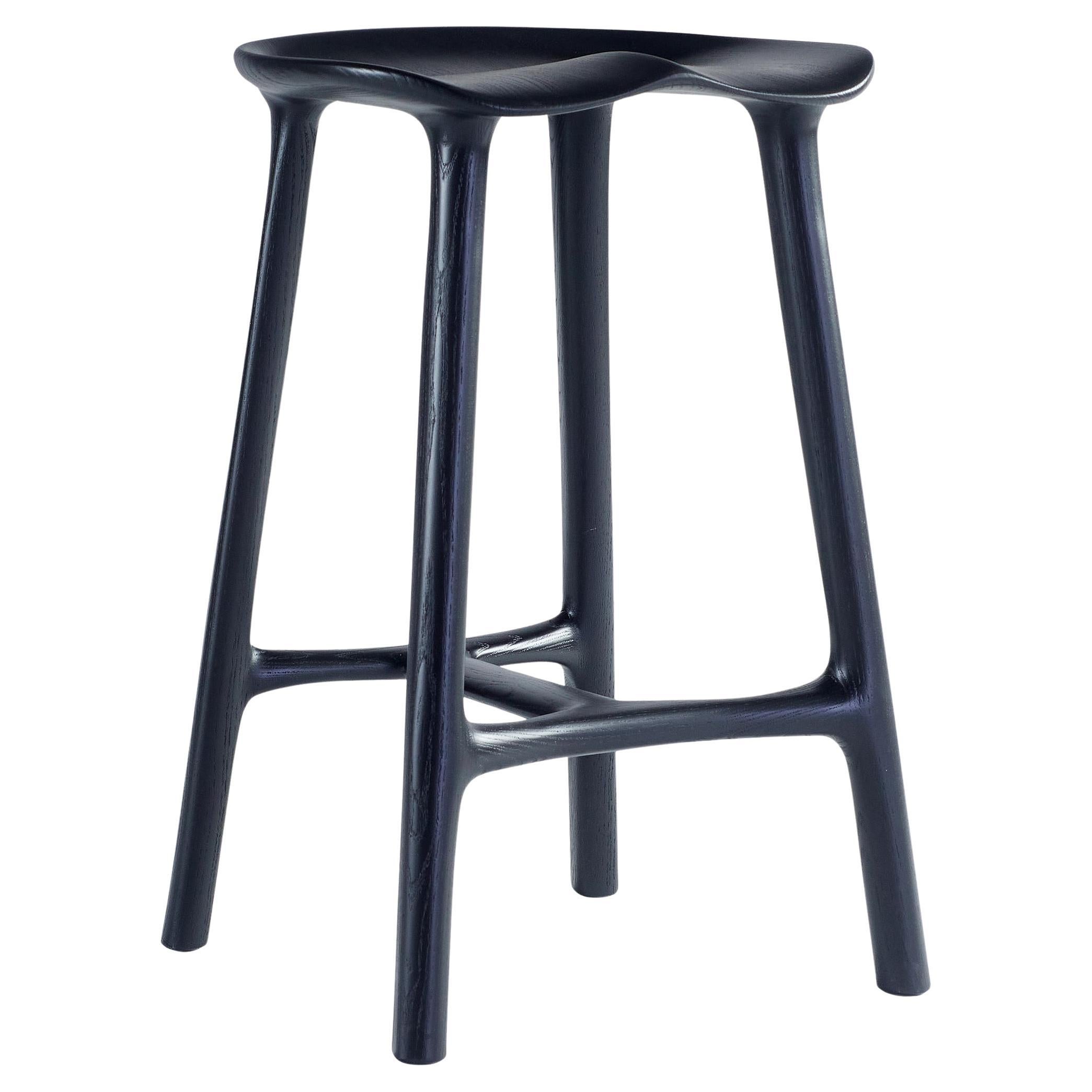 Morphe Stool in Blackened Ash