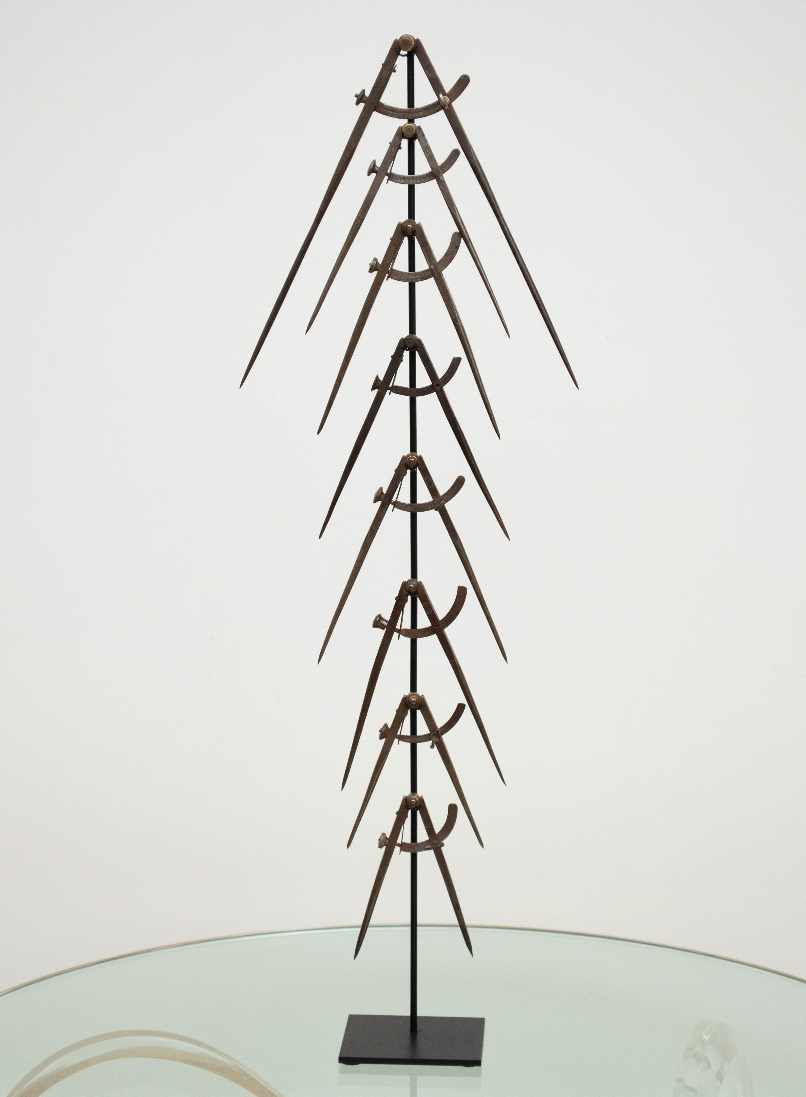 Antique Mounted Drafting Tools