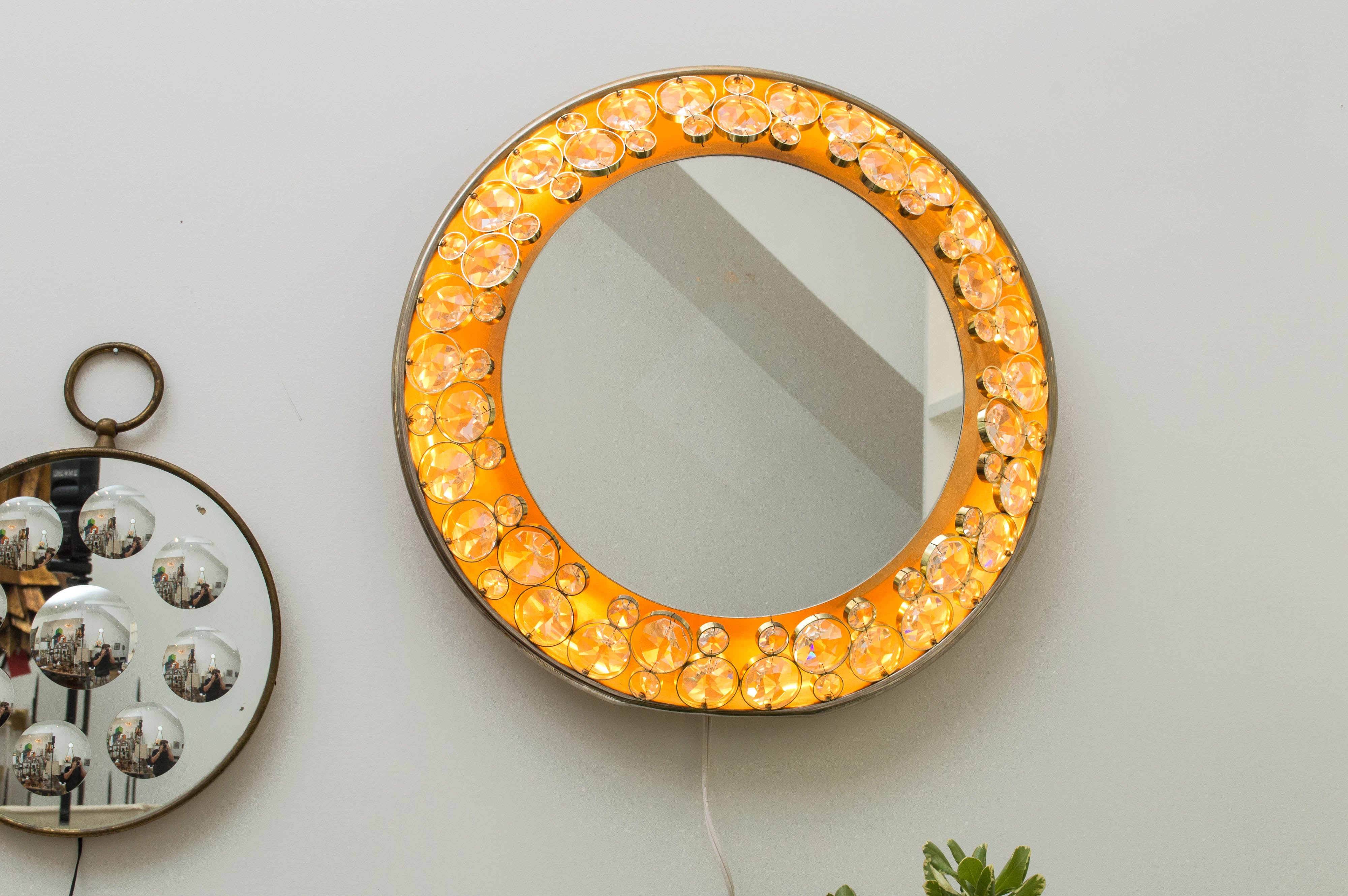 Spectacular Illuminated Mirror by Palwa, Austria, 1960s For Sale 4