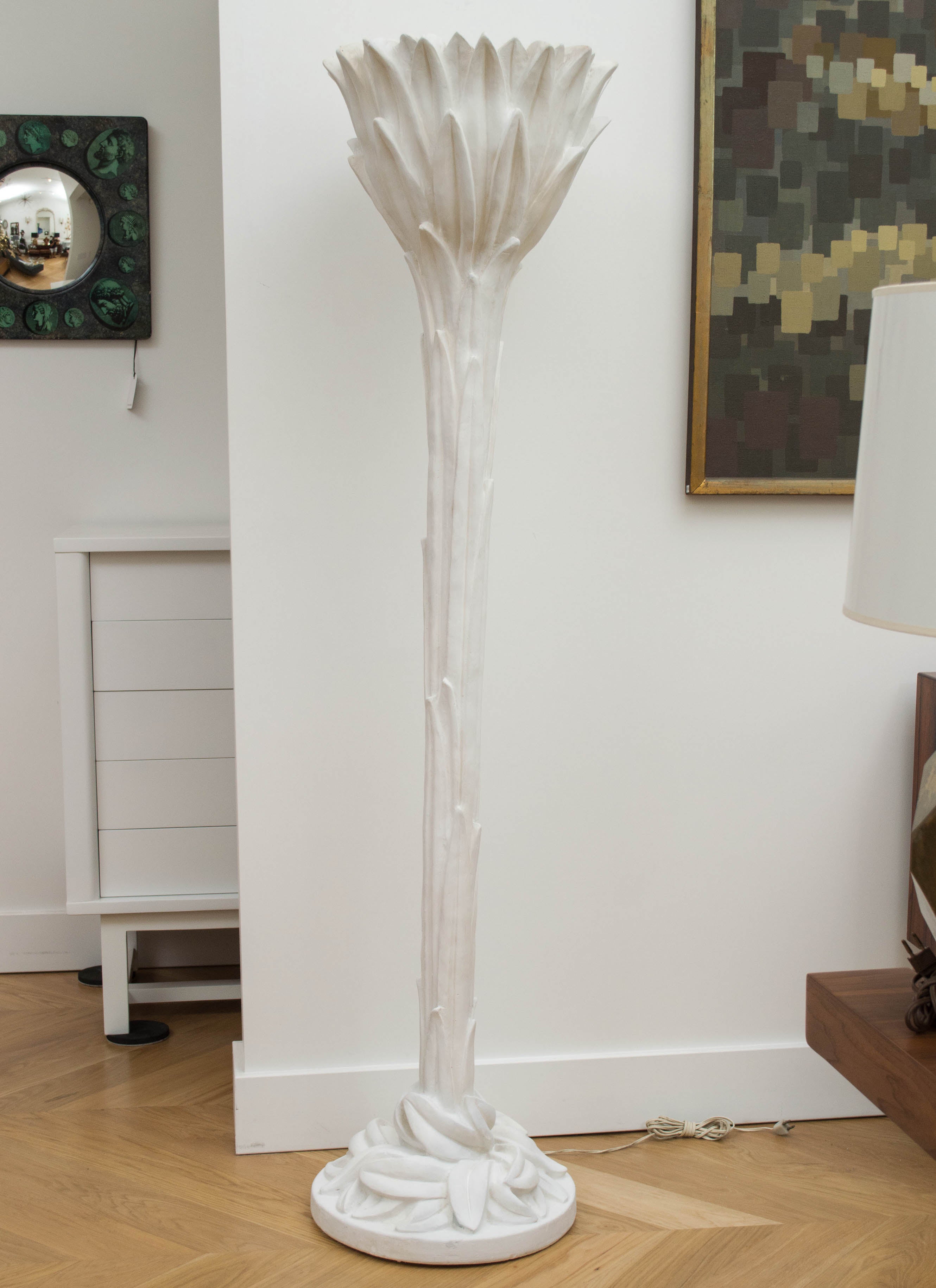 Frances Elkins Plaster Torchiere