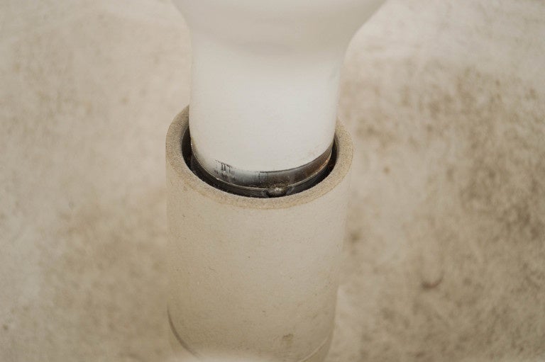 Mid-20th Century Frances Elkins Plaster Torchiere