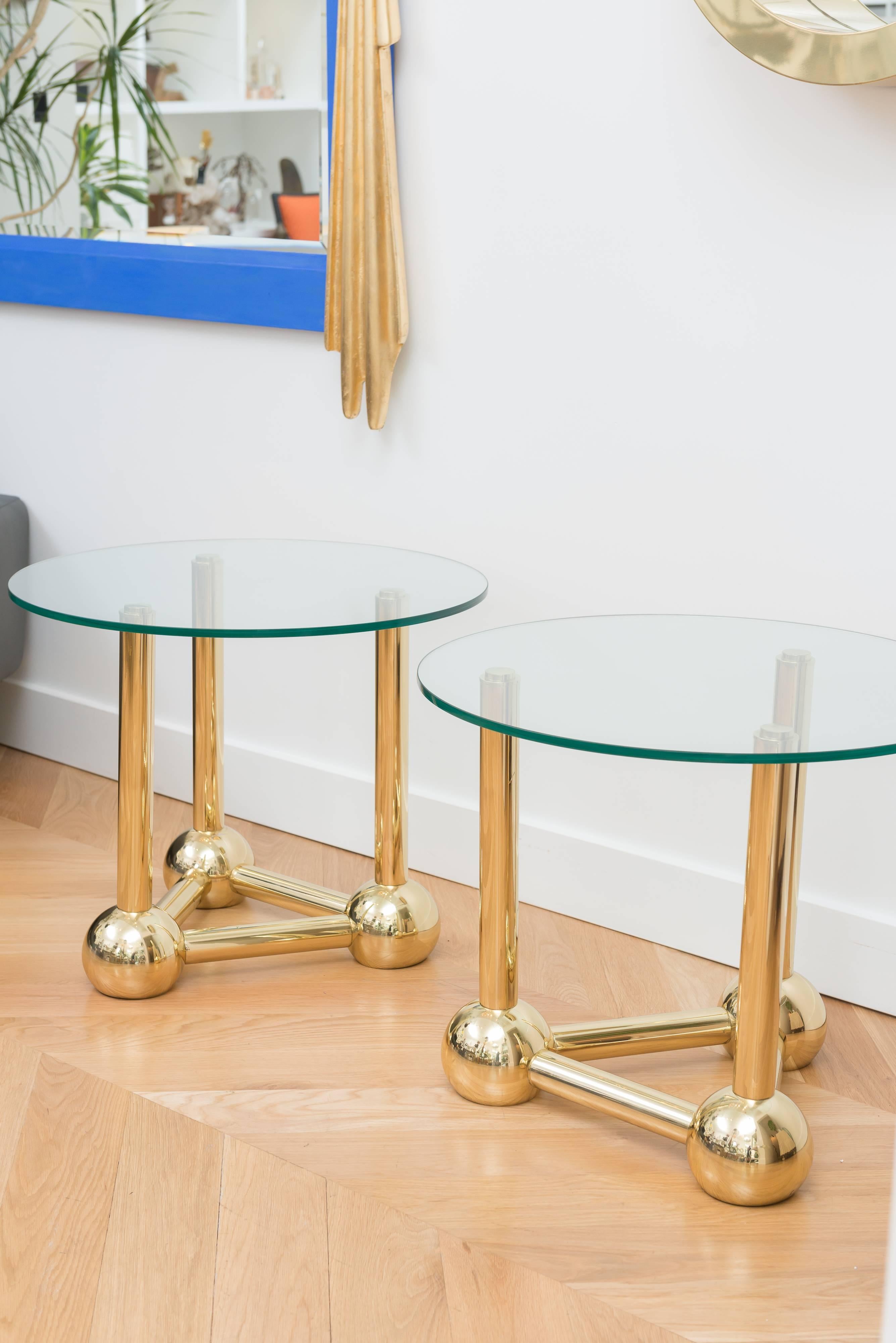 Early 1980s Brass Tables 1