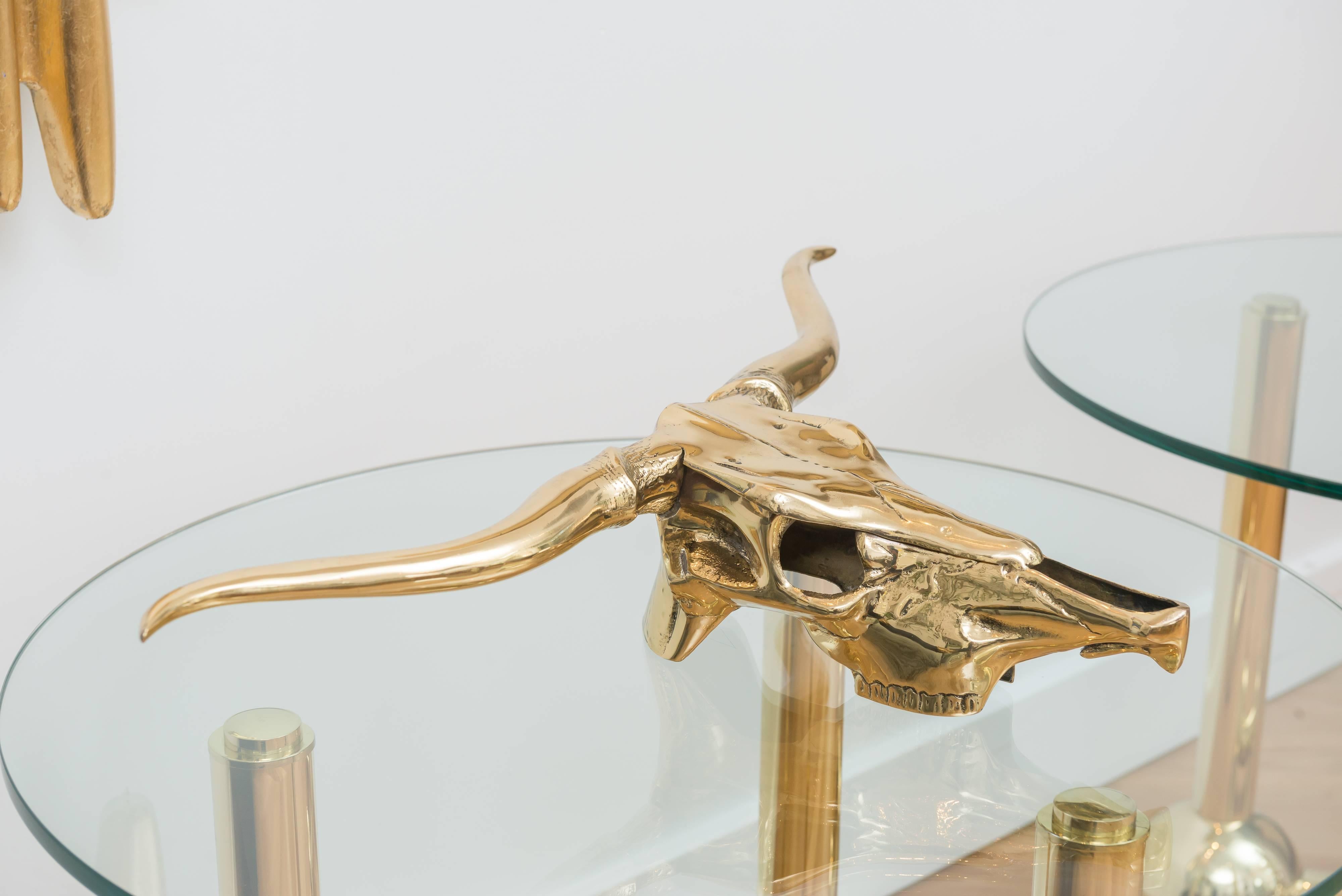 American Polished Brass Longhorn For Sale
