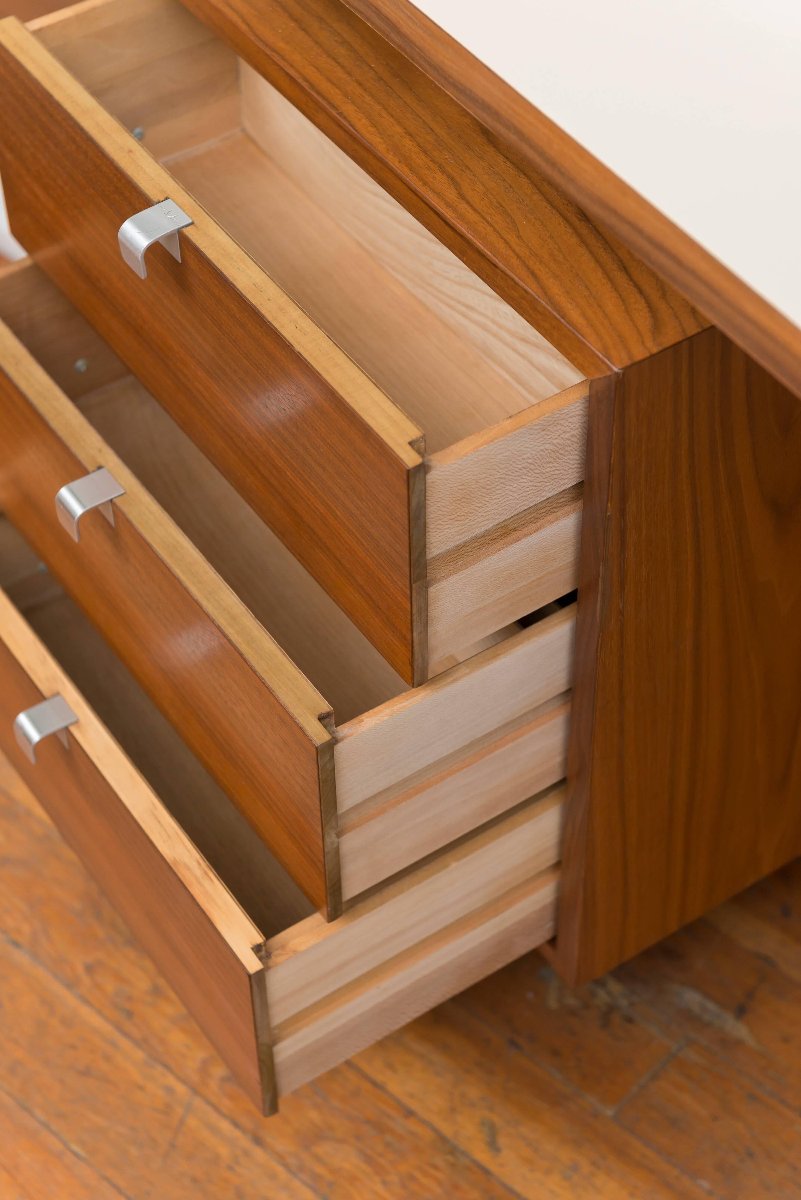 George Nelson Walnut Desk In Excellent Condition For Sale In San Francisco, CA