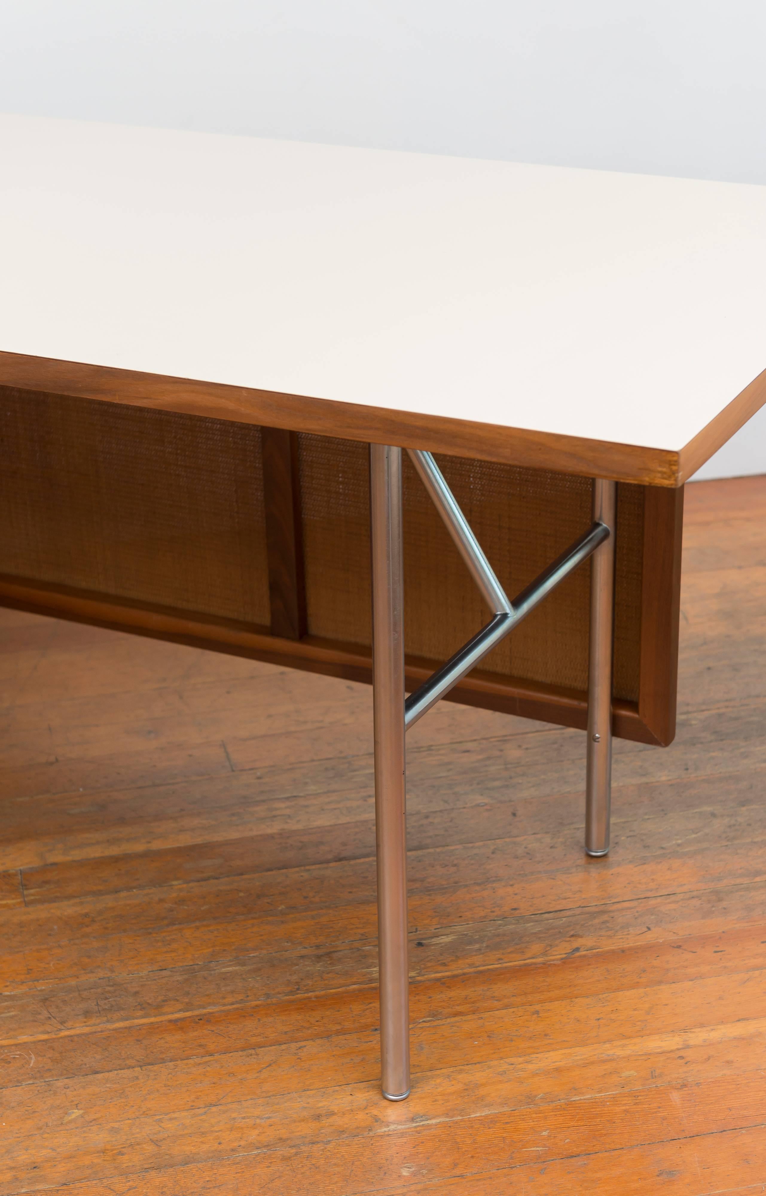 George Nelson Walnut Desk For Sale 2