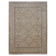 Handgeknüpft Erde Töne Sultanabad Muster Wolle Teppich 8'10''x11'11''