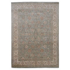 Sultanabad Rugs Weiches Grün in Wolle Teppich 8'11" x 12'3"