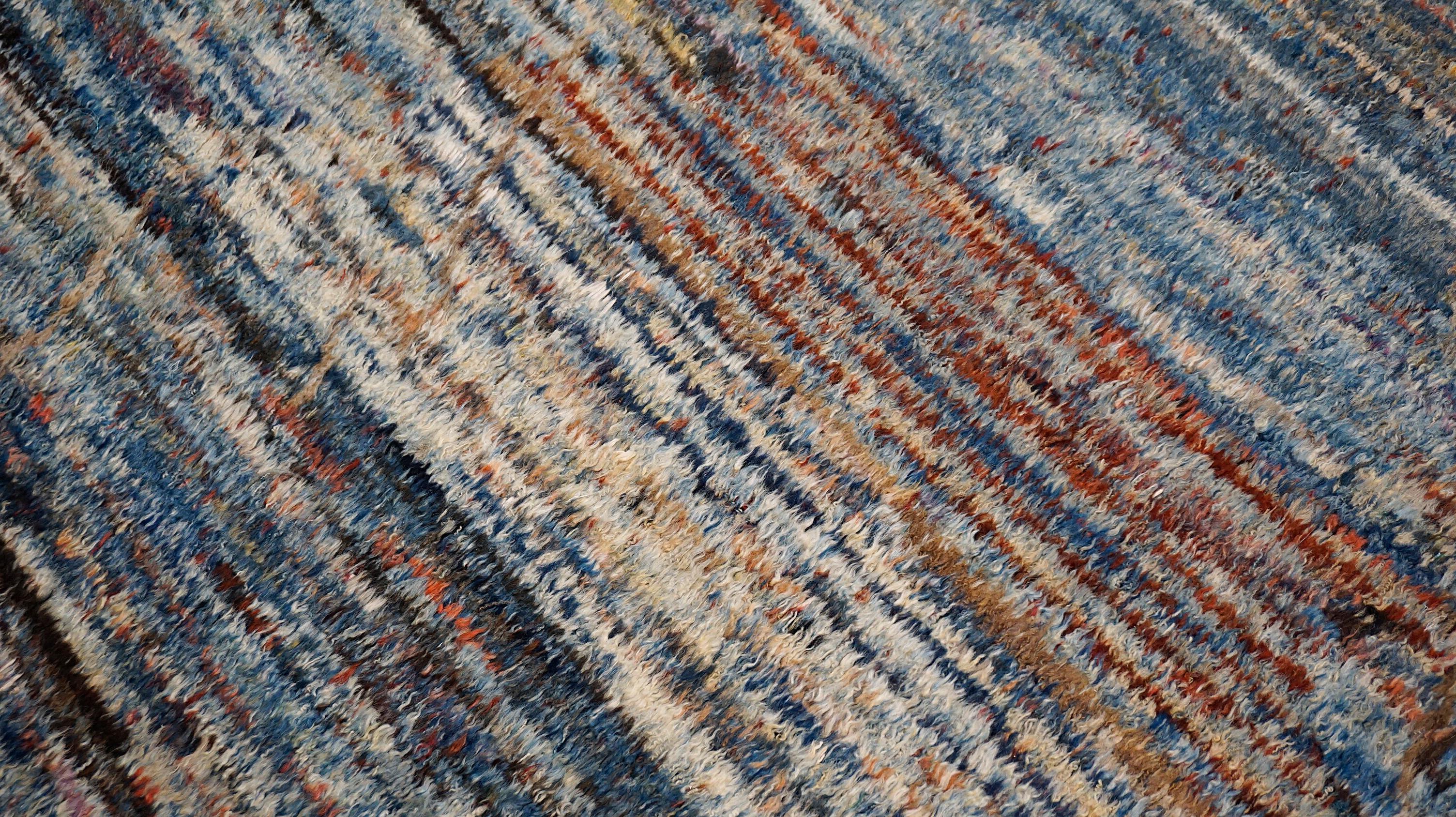 Tappeto in lana in stile marocchino Modern Color con toni multicolore 9'5''x12'3'' in vendita 1