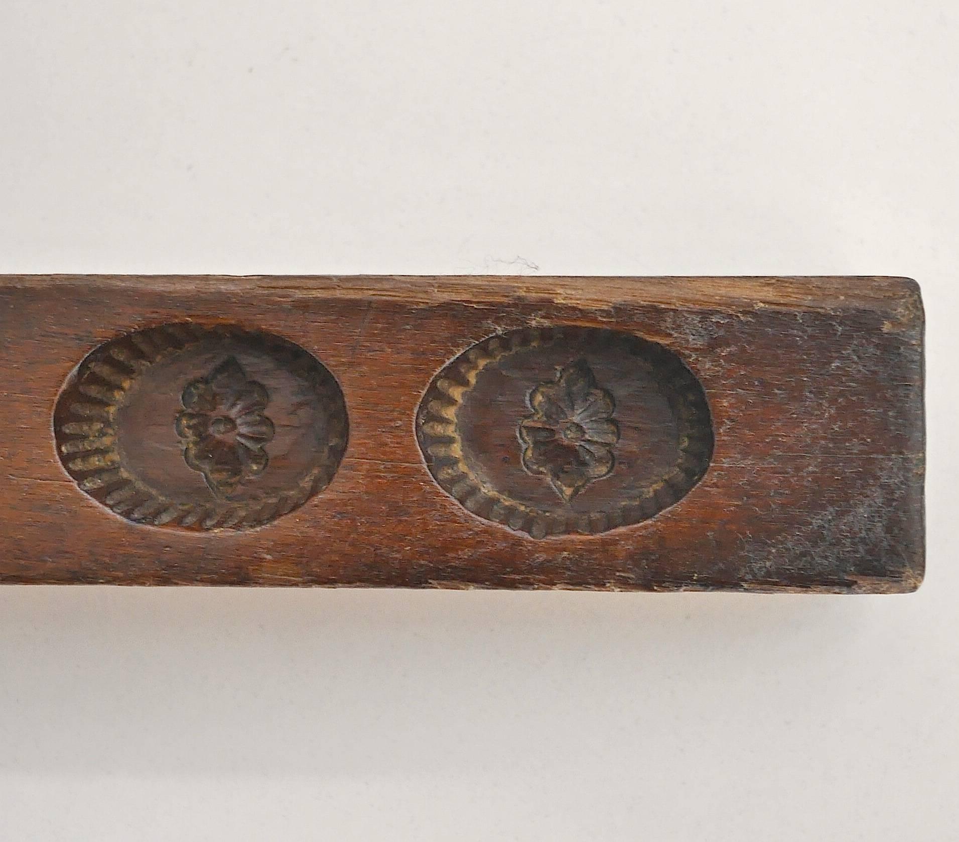 Folk Art 19th Century Chinese Rice Cake Mold For Sale