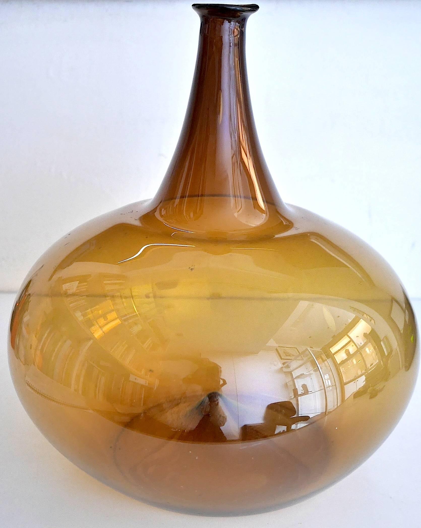 Folk Art 18th Century Amber Glassware