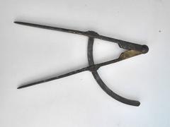 18th Century Wrought Iron Compass