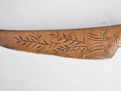 19th Century Naive Boxwood Knife