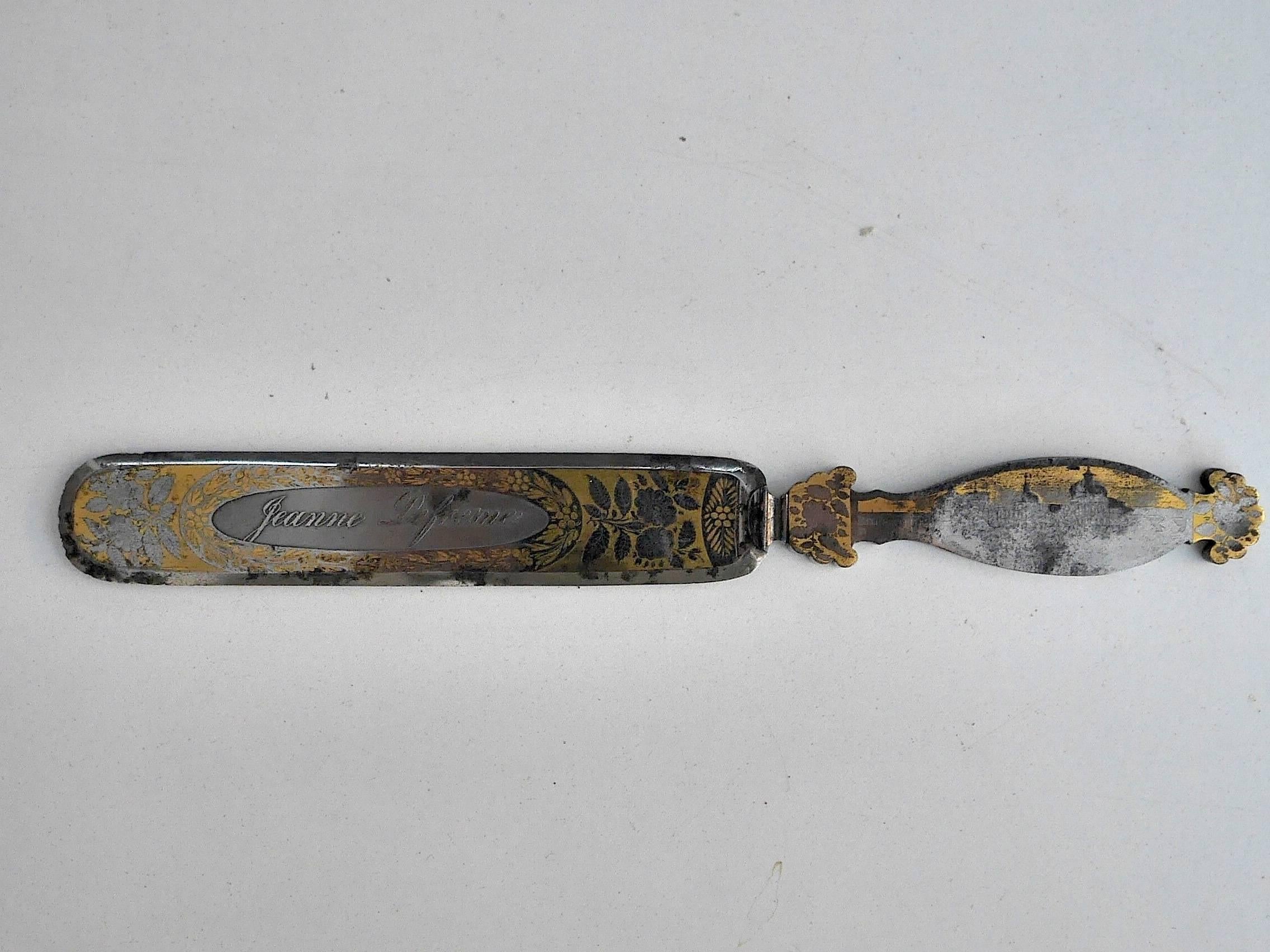 19th Century Paper Knife In Excellent Condition For Sale In Paris, FR
