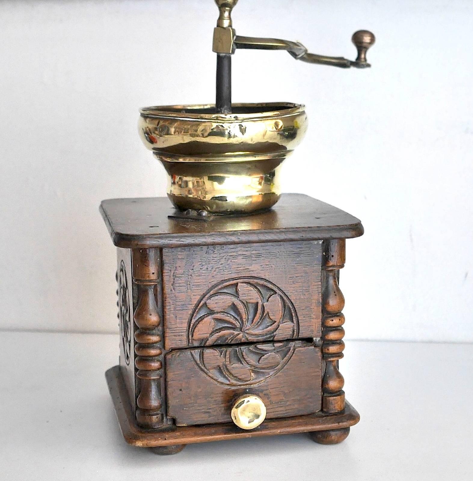 Early 19th Century Belgian Coffee Grinder 1