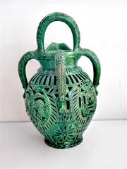 Unique 16th Century French Ceramic Decanter