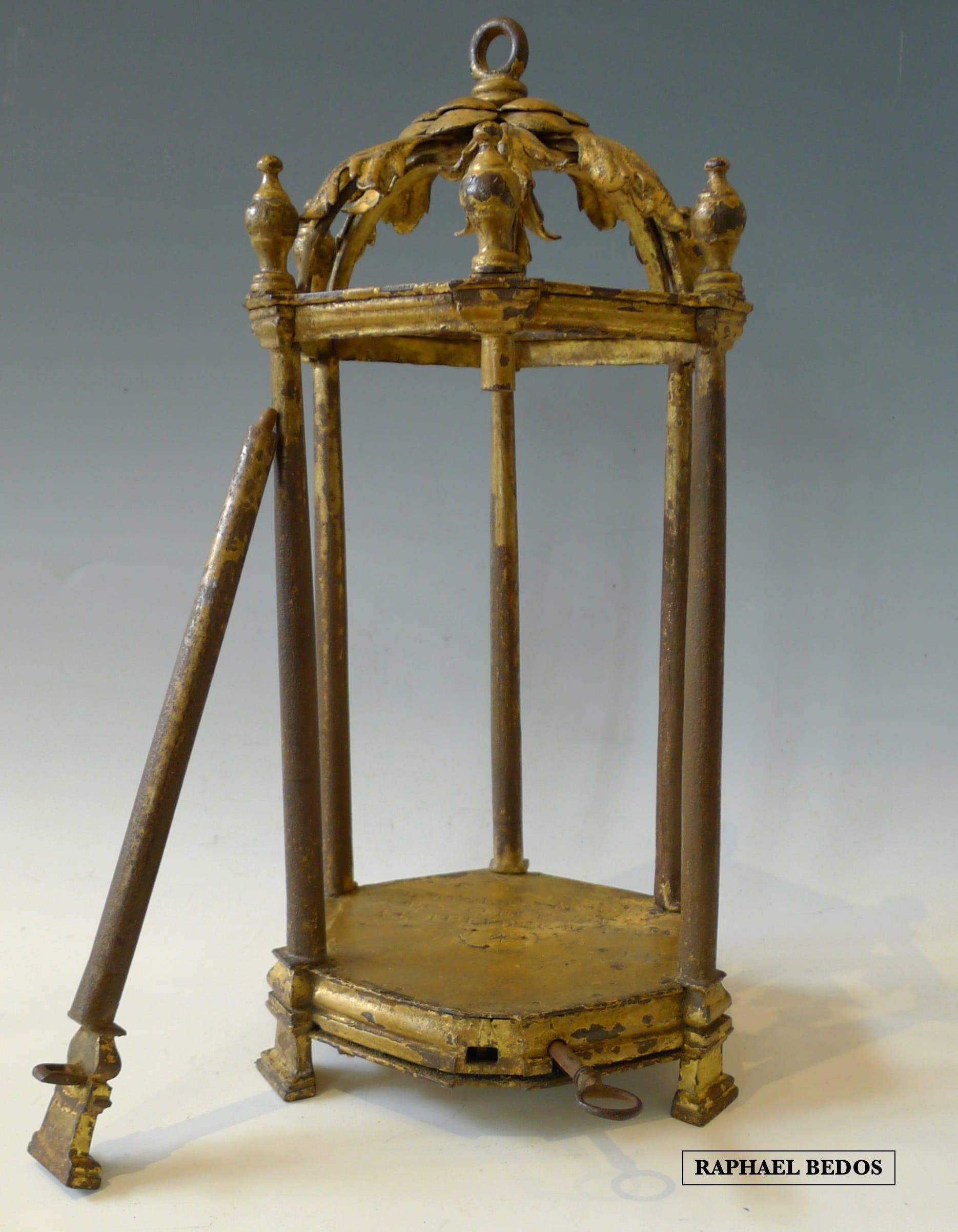 18th Century and Earlier Lantern in Bronze (18th century) For Sale