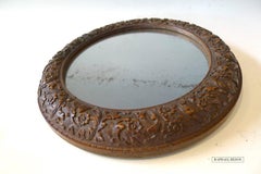Miror Carved by Cesar Bagard, 17th Century