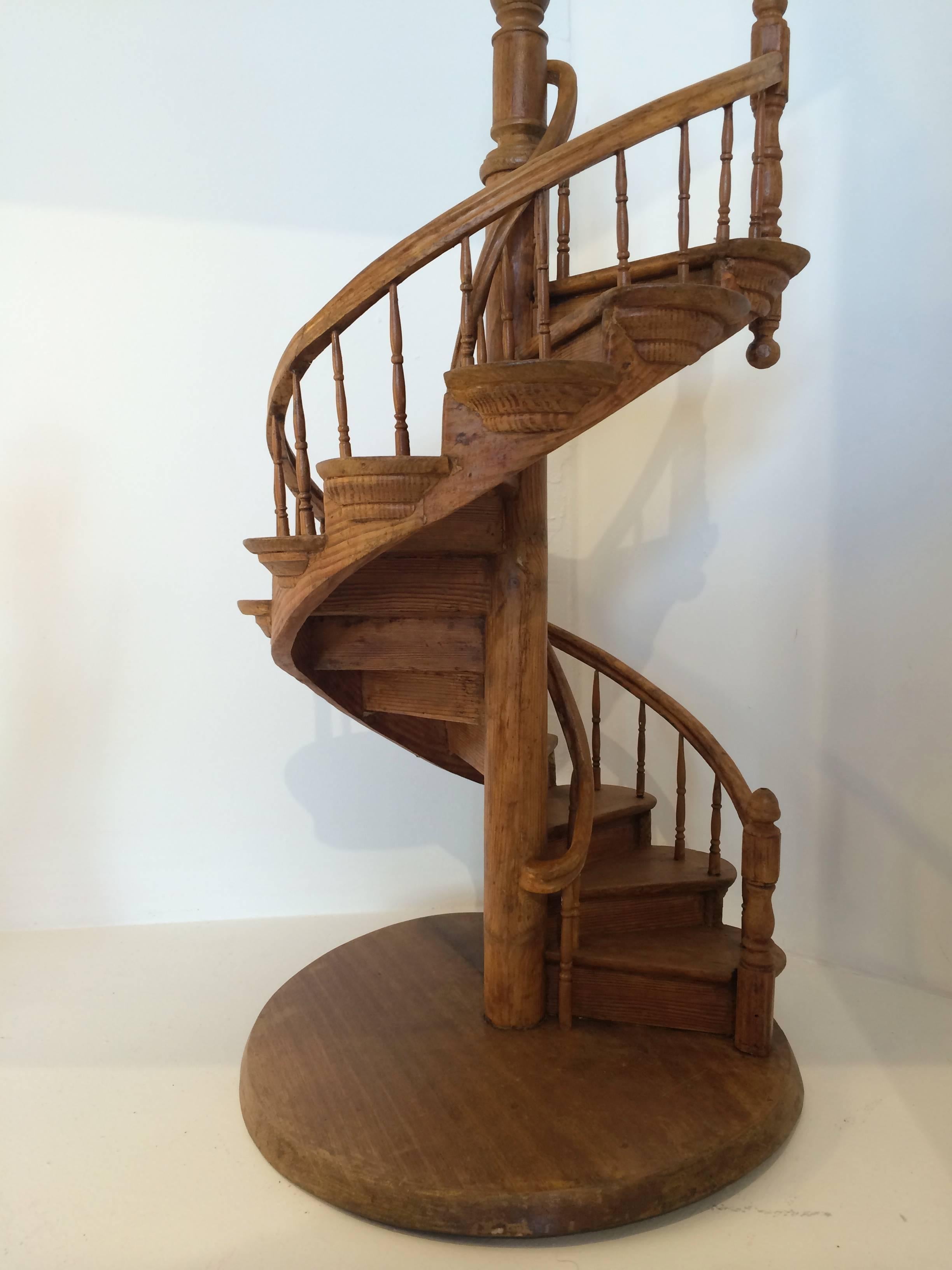 Woodwork French Compagnon Masterpiece Staircase