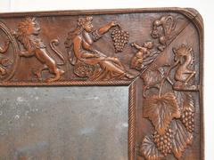 Mirror with Carved Woden Frame