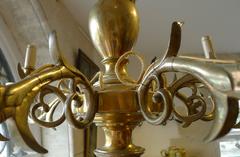Deutsch Bronze Chandelier (17th Century)