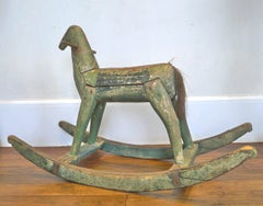 Toy for Child in the Shape of Rocking Horse, 19th Century