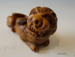 Polychromatic Snuff Box Lion, 18th Century