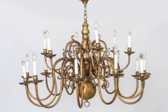 Large Brass Chandelier