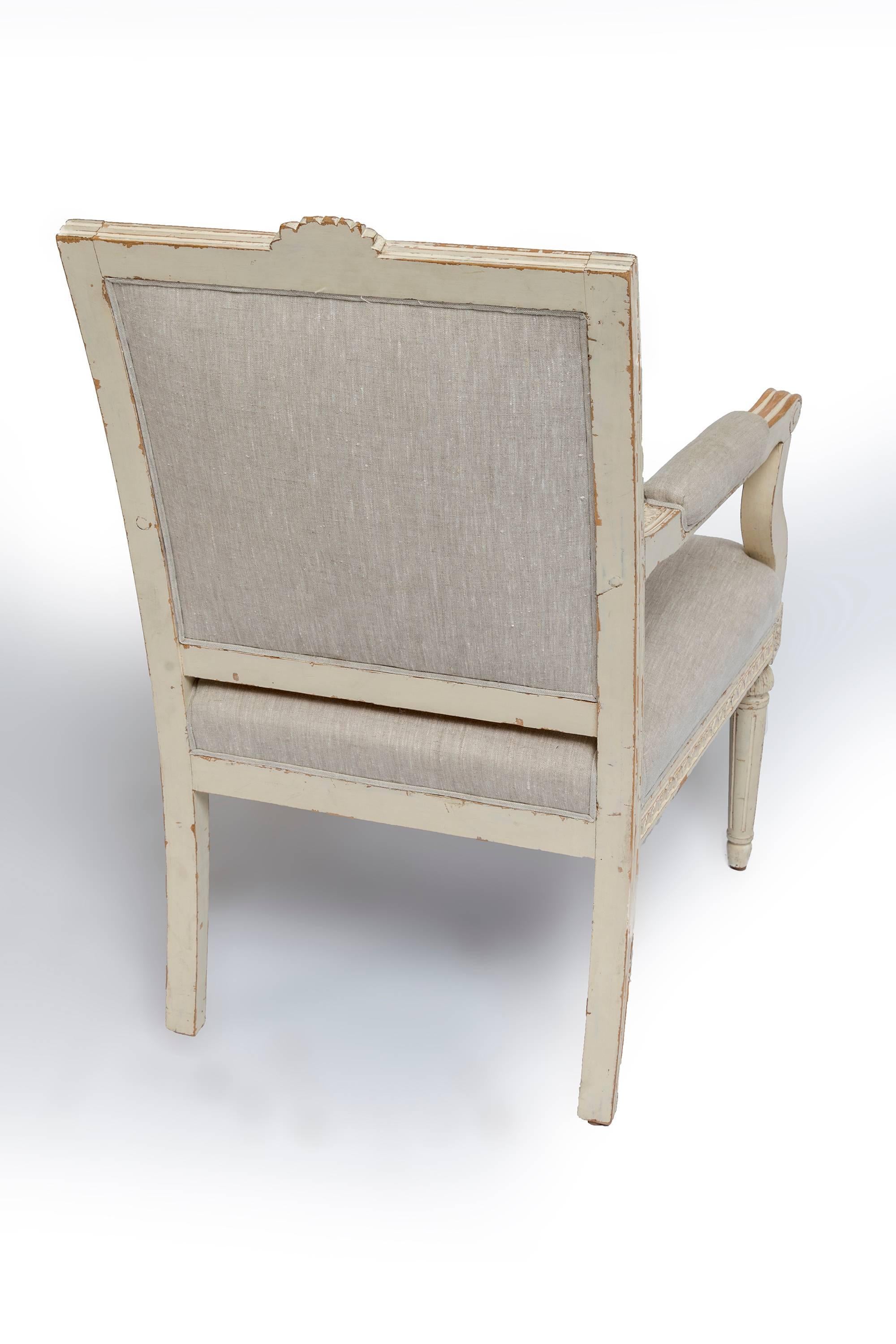 Pair of Gustavian Style Fauteuils 3