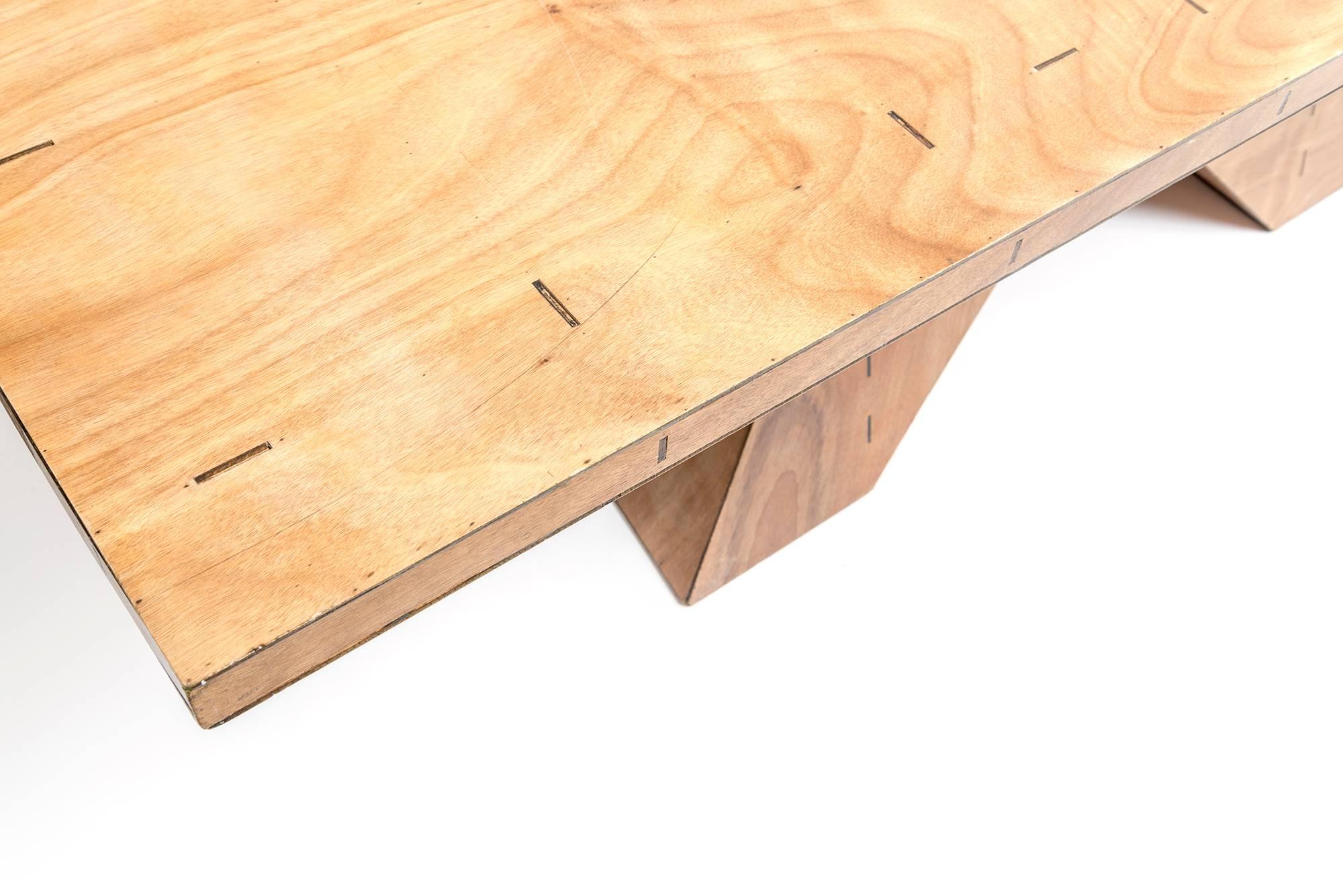 Very Large Architectural Designed Table in Plywood 1