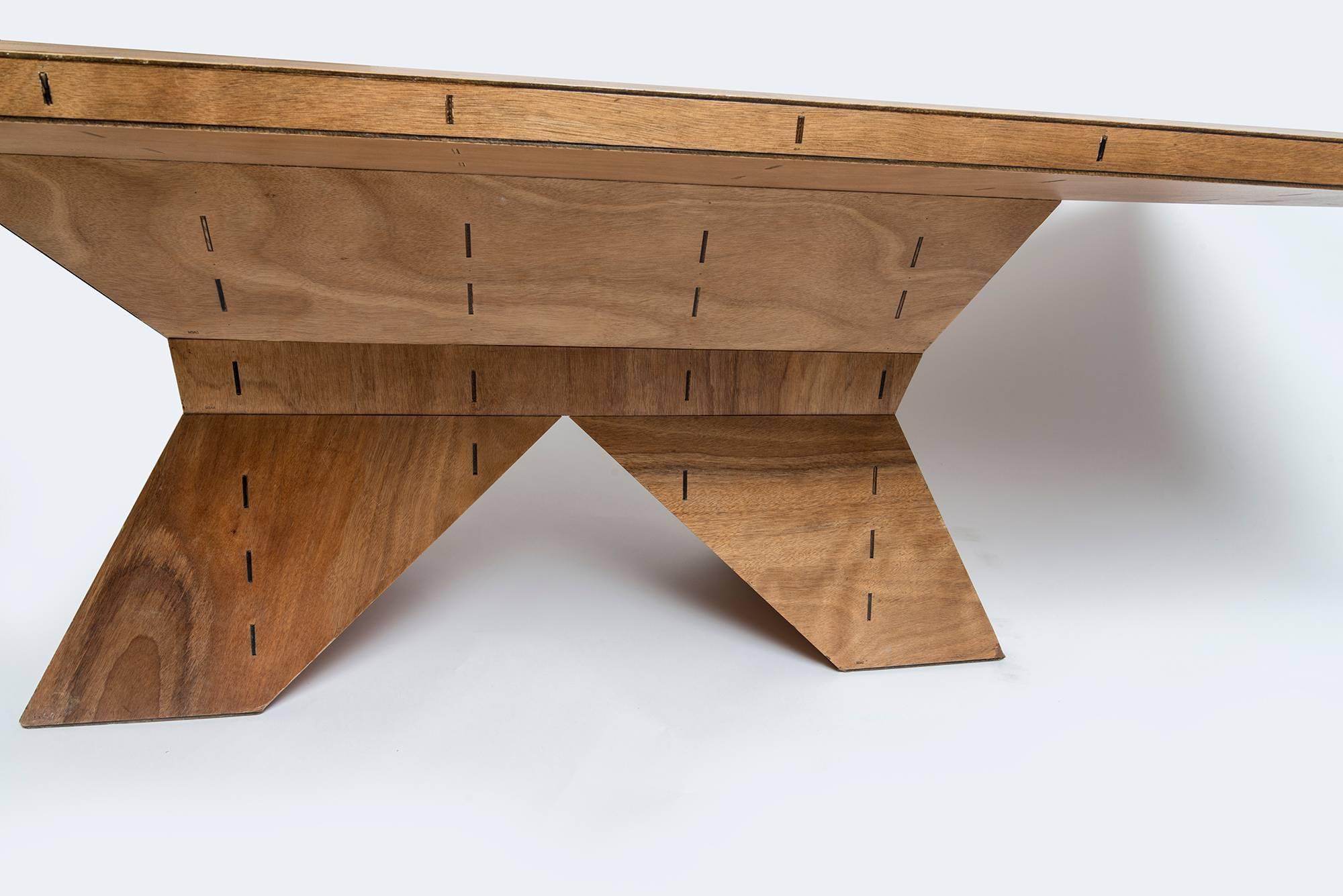 Very Large Architectural Designed Table in Plywood 2