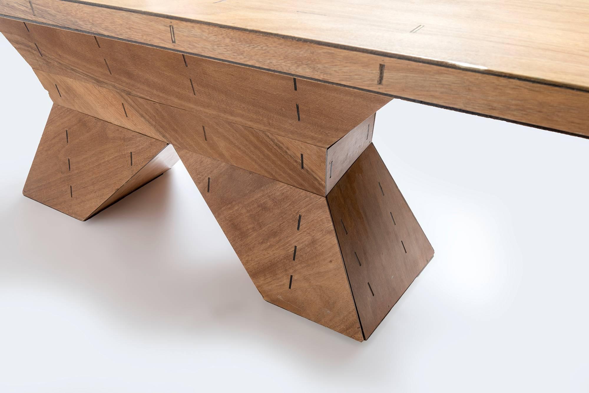 Very Large Architectural Designed Table in Plywood 4