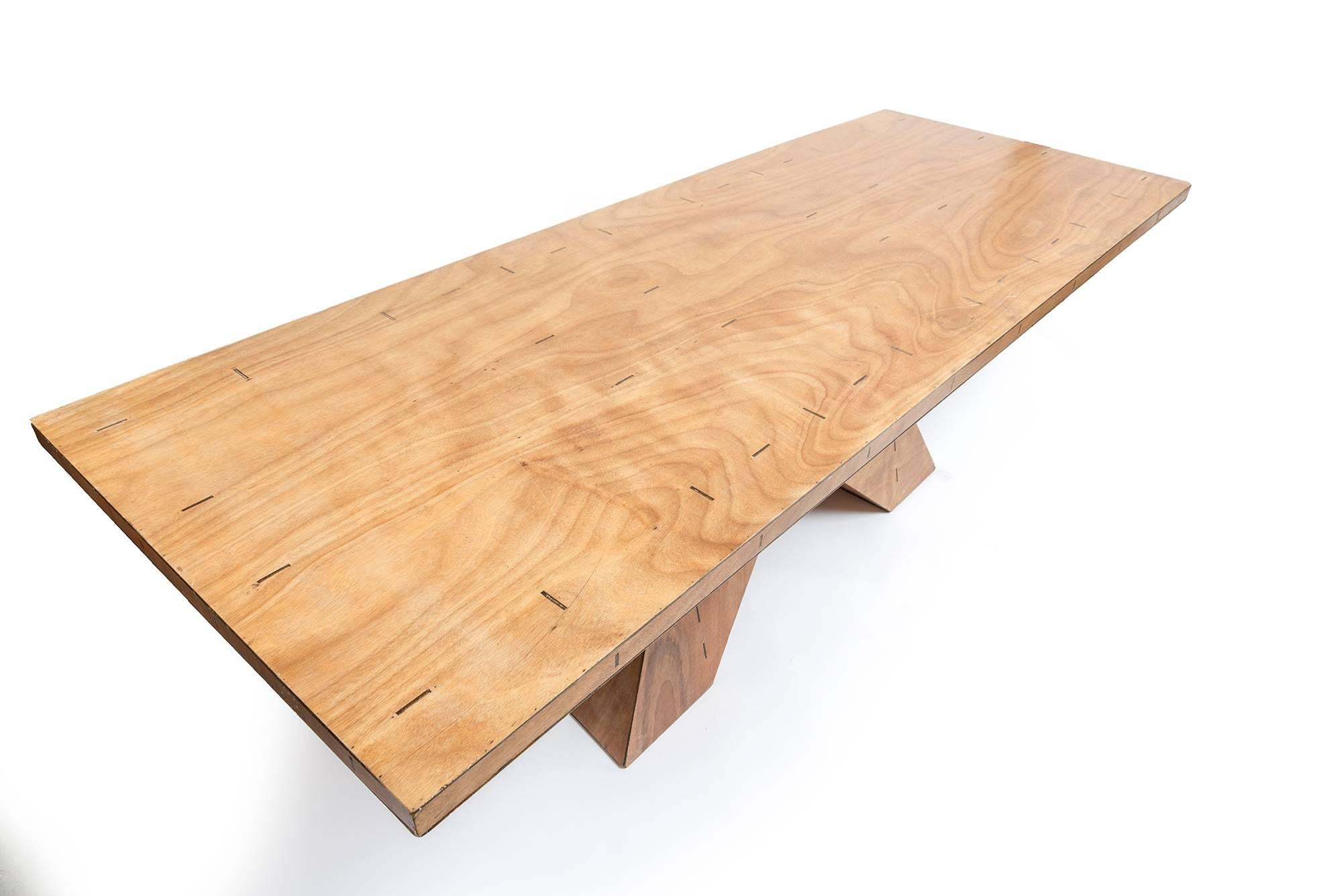 Very Large Architectural Designed Table in Plywood 5