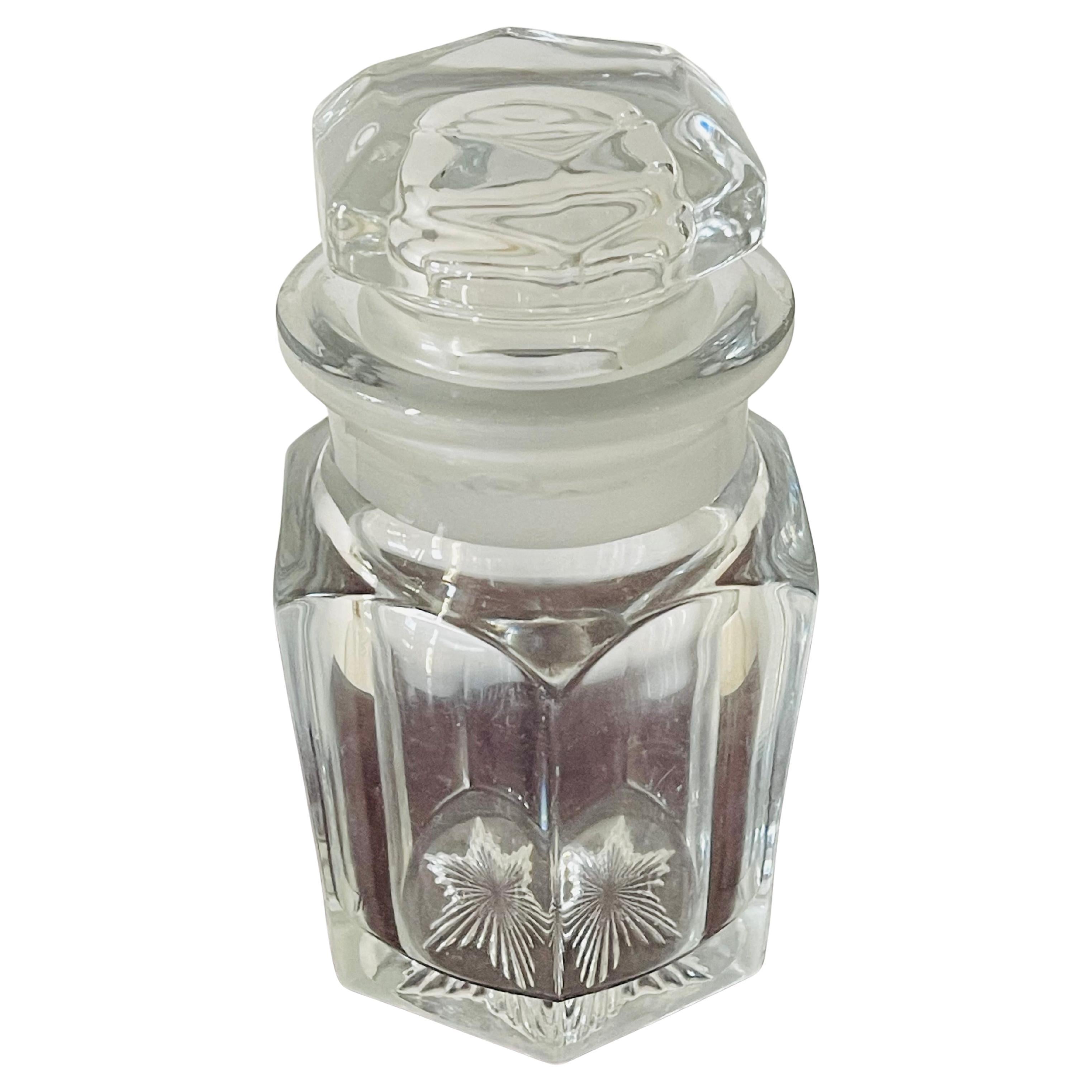 Antique Cut Glass Perfume Bottle