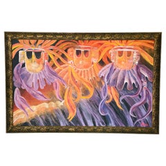 Three Kings Large Abstract Expressionist Painting by Fuchs