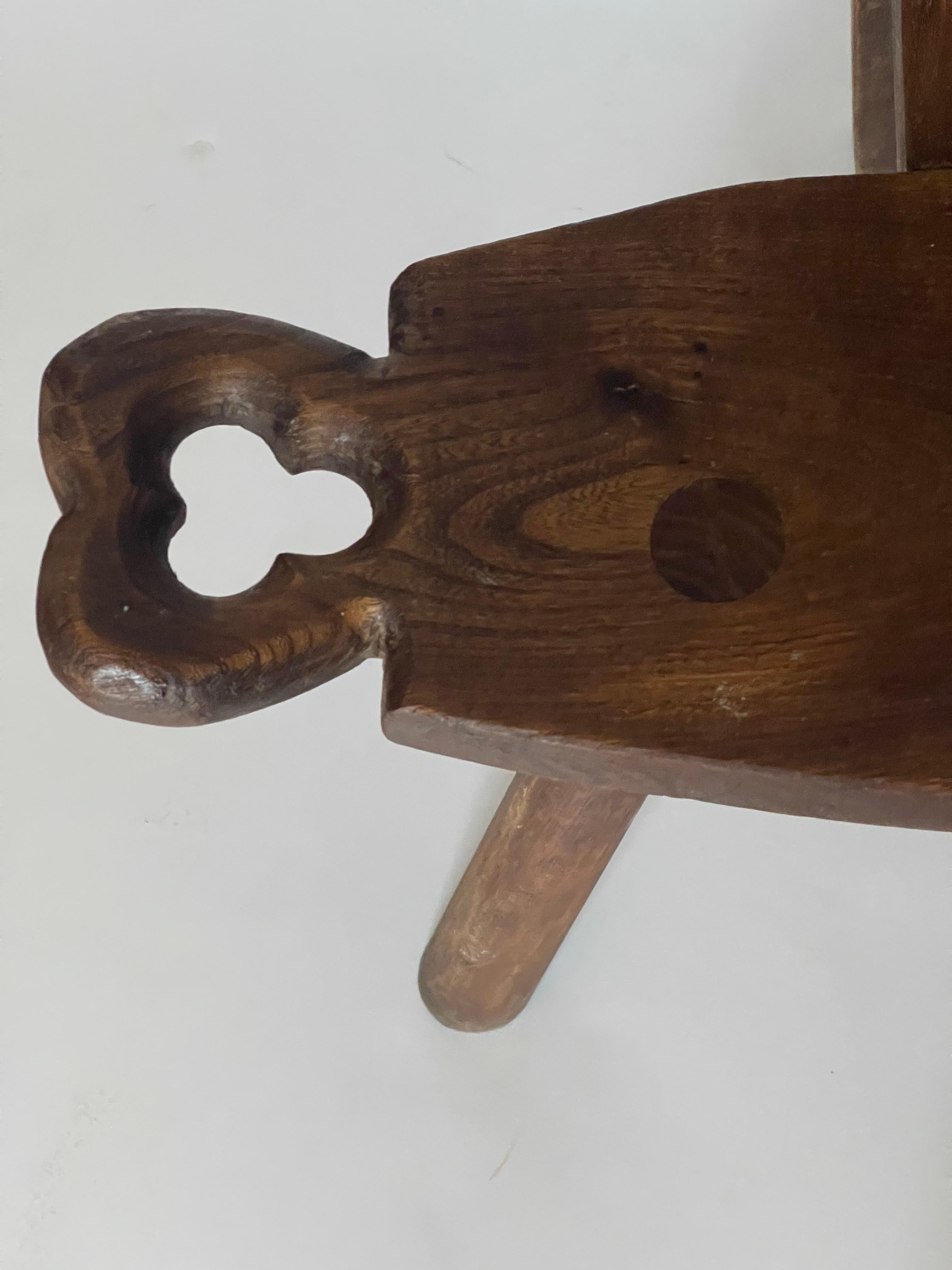 Rustique Art populaire Chaise rustique faite à la main en vente