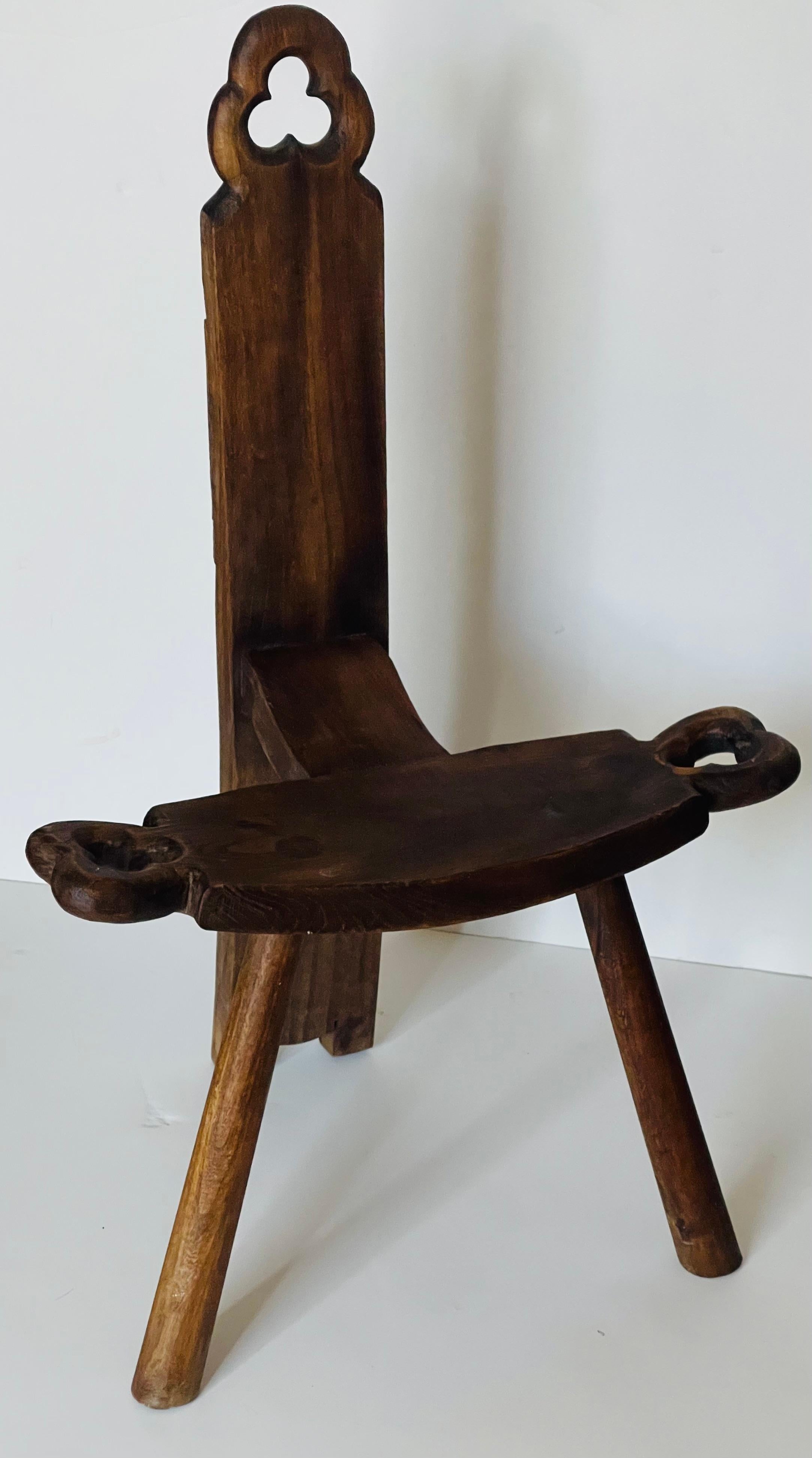 Américain Art populaire Chaise rustique faite à la main en vente