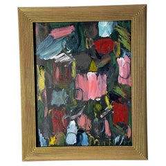 Abstract Mixed Media Painting Invincible Hearts