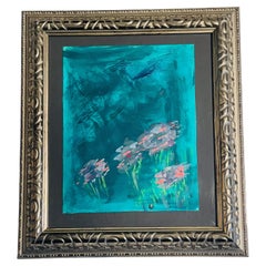 Quadro astratto di arte moderna di Elia, già incorniciato
