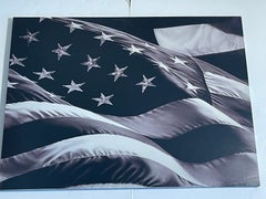 30” by 40” Modern American Flag on Stretched Canvas